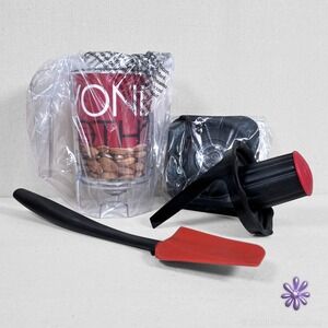 NWT BLENDTEC Twister Jar Set | Compact Blender Jar‎ & 2 Lids & Spatula | No Box